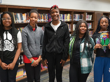Johnson Park MS students